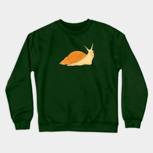 Giant African Land Snail, Achatina fulica, jadatzi Crewneck Sweatshirt